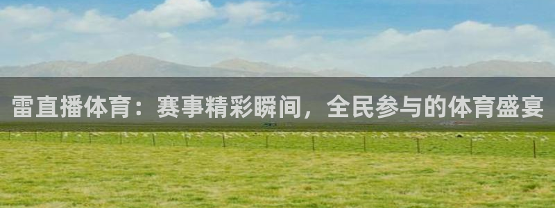 绿茵直播免费观看比赛：雷直播体育：赛事精彩瞬间，全民参与的体育盛宴